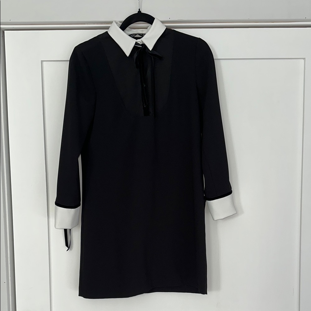 ZARA Black Long Sleeve Dress